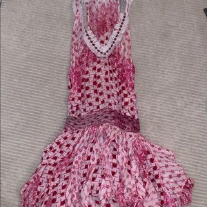 Pink poupette dress